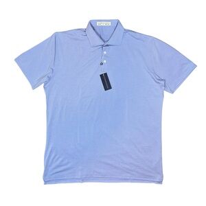 Holderness & Bourne Lavender The Holland Polo Shirt Striped Golf Purple Golf